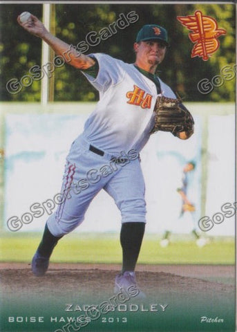 2013 Boise Hawks Zack Godley