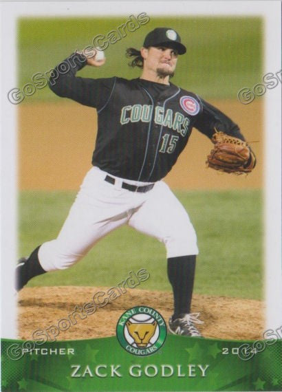 2014 Kane County Cougars Zack Godley