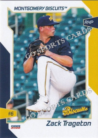 2022 Montgomery Biscuits Zack Trageton