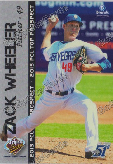2013 Pacific Coast League Top Prospect PCL Zack Wheeler