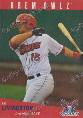 2013 Orem Owlz Zac Livingston