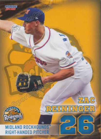 2021 Midland Rockhounds Zac Reininger