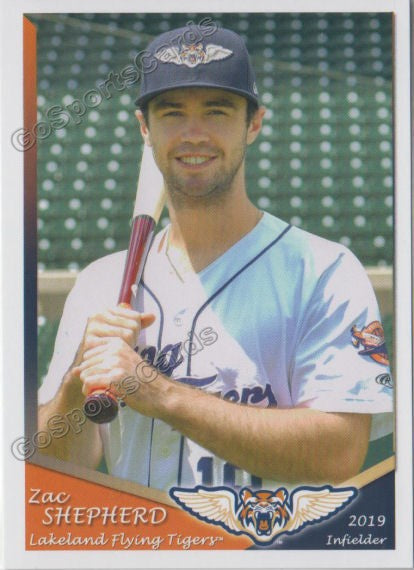 2019 Lakeland Flying Tigers Zac Shepherd