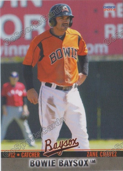 2014 Bowie Baysox Zane Chavez