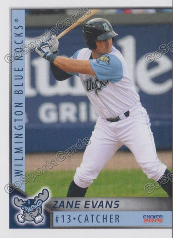 2015 Wilmington Blue Rocks Zane Evans