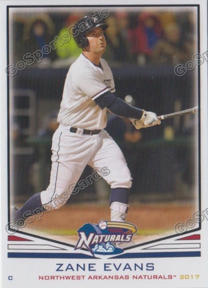 2017 Northwest Arkansas Naturals Zane Evans