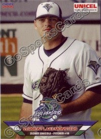 2006 Vermont Lake Monsters Zechry Zinicola