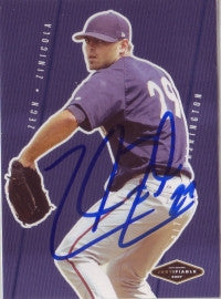 Zech Zinicola 2007 Just Minors Justifiable (Autograph)