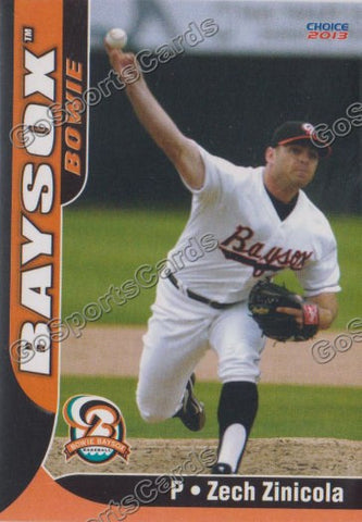 2013 Bowie BaySox Zech Zinicola