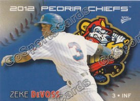 2012 Peoria Chiefs Zeke DeVoss