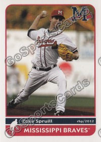 2012 Mississippi Braves Zeke Spruill