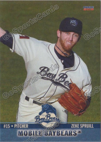 2013 Mobile BayBears Zeke Spruill