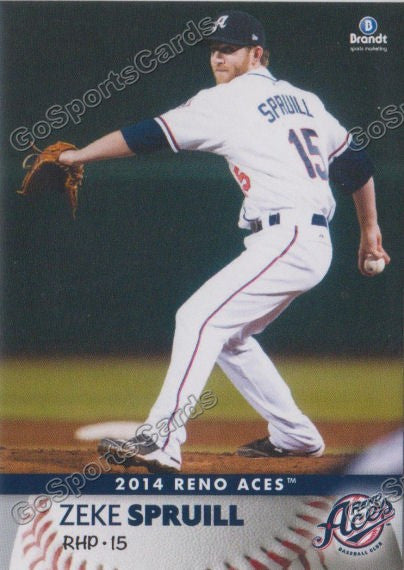 2014 Reno Aces Zeke Spruill