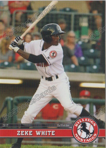2017 Billings Mustangs Zeke White