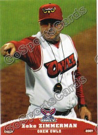 2007 Orem Owlz Zeke Zimmerman