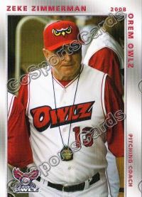 2008 Orem Owlz Zeke Zimmerman