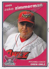 2009 Orem Owlz Zeke Zimmerman