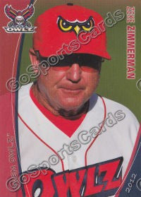2012 Orem Owlz Zeke Zimmerman