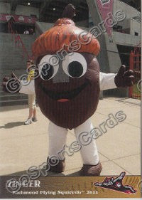 2011 Richmond Flying Squirrels Zinger Mascot