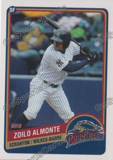 2013 Scranton Wilkes Barre RailRiders Zoilo Almonte
