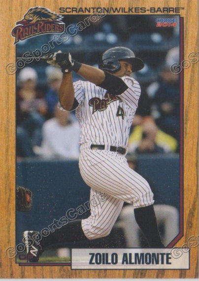 2014 Scranton Wilkes Barre Railriders Zoilo Almonte